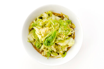 キャベツのシンプルおかず