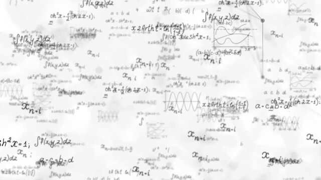 Mathematical Formula Calculations Background 4K