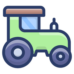 Tractor Transport Vector 