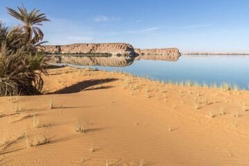 The Ounianga Lakes in Northern Chad, Africa	