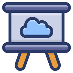 Cloud Presentation Vector 