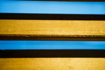 blue yellow stripes background. wooden striped background.
