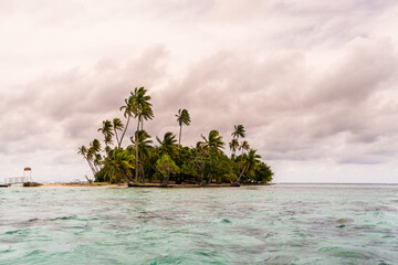 tropical island in french polynesia in raiatea bora bora tahiti moorea