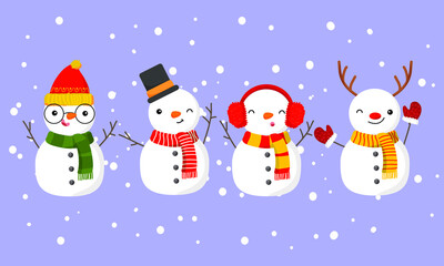 Snowman Vector Illustration
