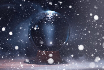 Crystal ball to predict the fate. Guessing for the future.