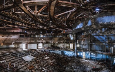 The ruins of concert hall 