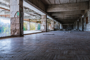 The ruins of concert hall 