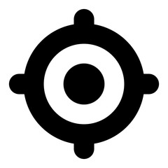 gz944 GrafikZeichnung - german: Standort Symbol - english: location pin icon. - map marker sign. - pointer logo. - simple target template isolated on white background. - square xxl g9969