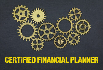 Certified Financial Planner  - obrazy, fototapety, plakaty
