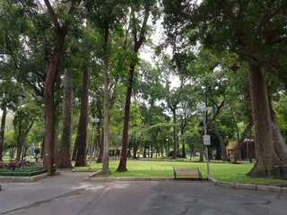 A park in the center og hcmc vietnam
