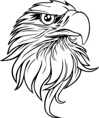 Eagle Logo Template, creative simple  bird symbol
