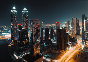 Fototapeta na wymiar New Modern City of Dubai