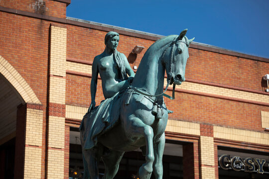 Coventry, Warwickshire, UK, June 27th 2019, Statue Of Lady Godiva.