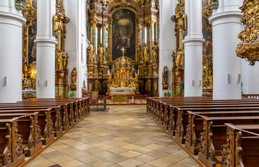 Fototapeta premium church in Straubing