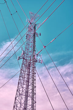 Intersection of Power and Communication Tower