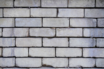background of grey vintage brick wall detail