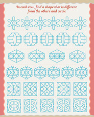 A game for children. Development of memory and attention. 