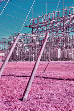 Surreal Electrical Infrastructure Outpost