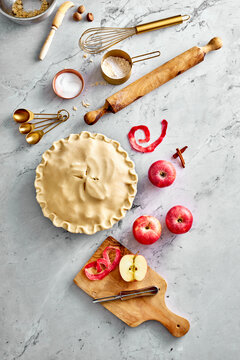 Baking a Homemade Apple Pie