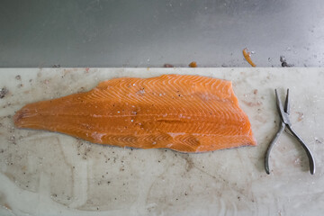 Salmon Fillet and Pinbone tool