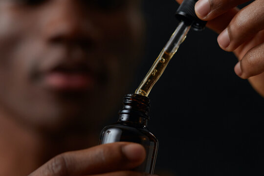 CBD oil bottle
