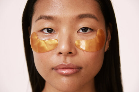 Skincare Woman Portrait - Collagen Under Eye Patch