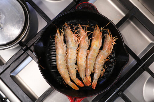 Gambas and lemon