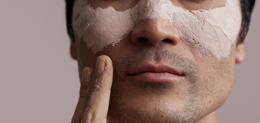 Manly skincare routine