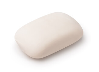 White natural soap bar