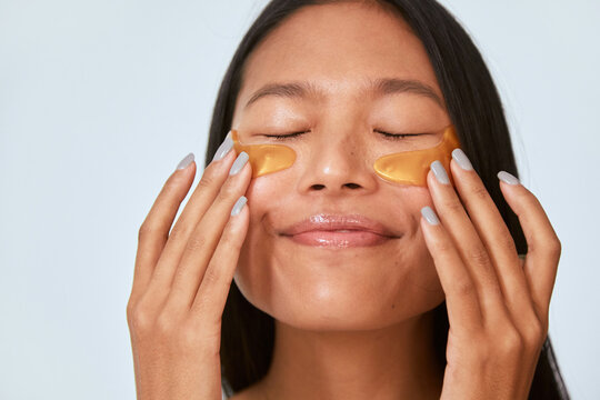 Skincare Woman Portrait - Collagen Under Eye Patch