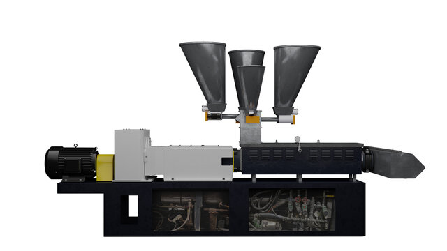 Industrial Plastic Extruder