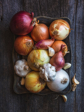 Assorted onions