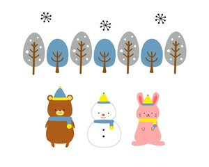 冬素材イラストセット