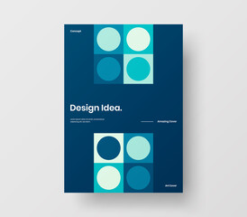 Abstract corporate identity report cover. Geometric vector business presentation design layout. Amazing company illustration brochure template.