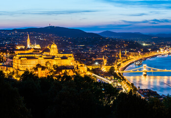 Fototapeta na wymiar Buda Castle in Budapest. Hungary.