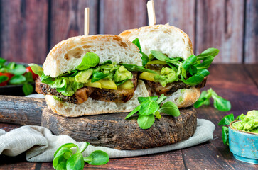 Beef brisket sandwich