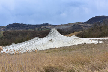 Mud volcano at the “Salse di Nirano” nature reserve, near Modena, Itay.
