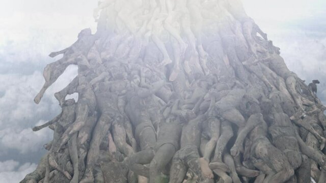 Road to hell, human bodies