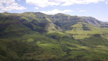 Scenery around Natal Drakensberg National Park
