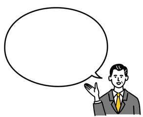 男性　ミドルエイジ 　ベクター　ポップ　提案　空欄
