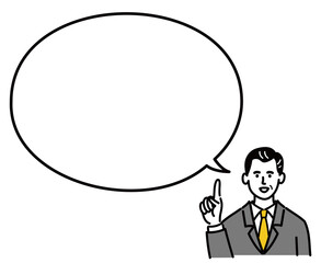 男性　ミドルエイジ 　ベクター　ポップ　提案　空欄
