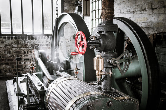 Steam Pumping Engine At The Black Country Living Museum, Dudley
