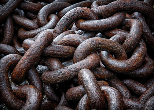 Heavy Gauge Chain At The Black Country Living Museum