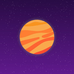 Colorful venus planet icon © Влад Мясищев