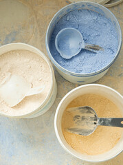 prosthesis production. teeth prototype construction, painting