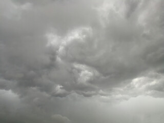 Obraz premium Full frame shot of storm clouds over the sky, time lapse