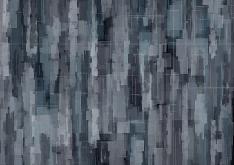 Abstract blue background with watercolor stains, geometrical pattern and silver streaks.
