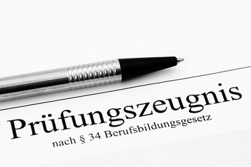 Prüfungszeugnis