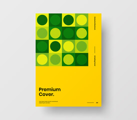 Abstract corporate identity report cover. Geometric vector business presentation design layout. Amazing company illustration brochure template.