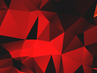 Naklejka premium Modern colorful geometric polygon background